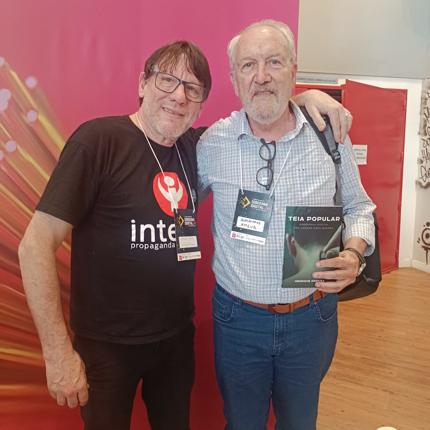 Com Cézar Alvarez