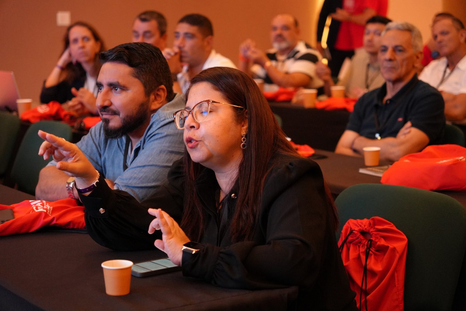 Participantes do Encontro Nacional dos Propagandistas em debate