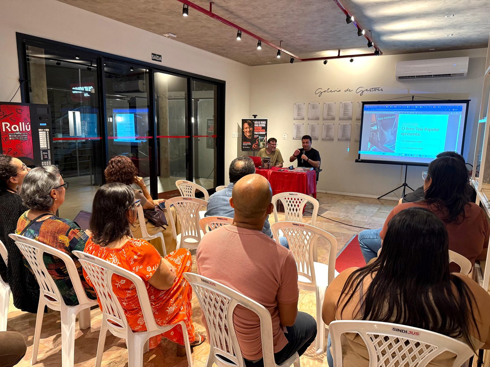 Auditório do Sindijus-SE no lançamento em Aracaju