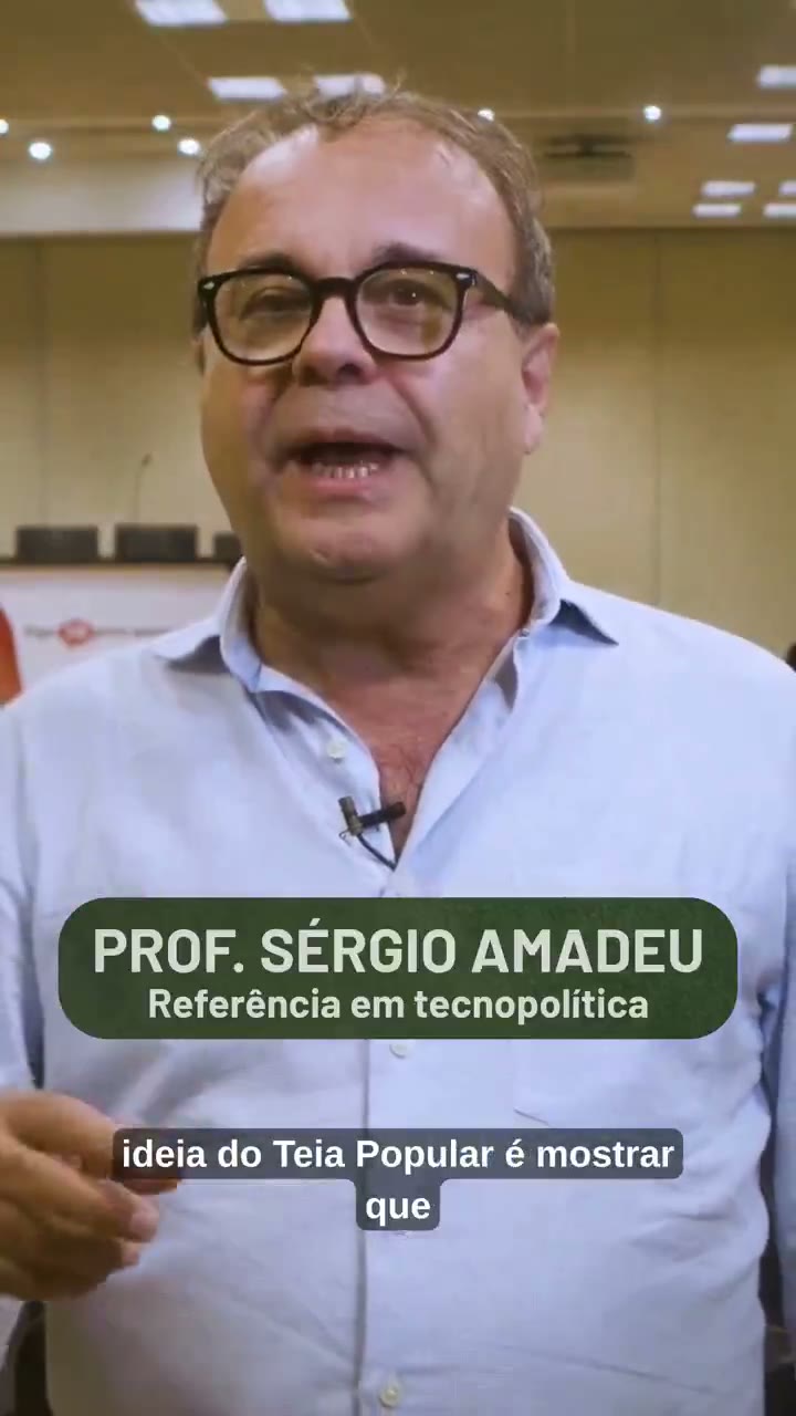 Sérgio Amadeu indica o livro Teia Popular